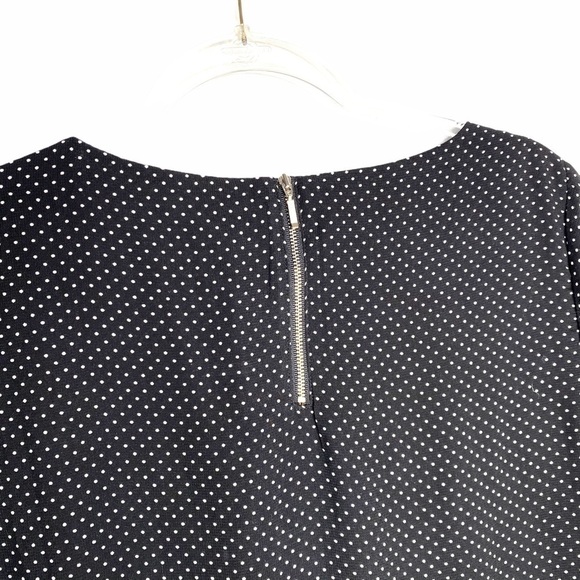 H&M Mini Dot Chiffon lined Shift dress 14 - Picture 5 of 7